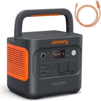 Jackery Explorer 2000 V2 + Kfz-Ladekabel