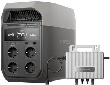 EcoFlow Delta 3 (+ Mikrowechselrichter 800W)