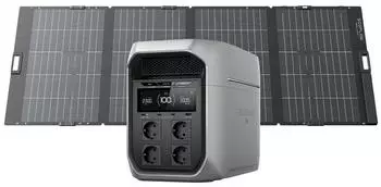 EcoFlow DELTA 3 Max Plus tragbare Powerstation 2048Wh mit 400W Solarpanel