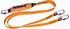 HBM Delta Plus Auffangsystem AN213200ZDD mit 2 Haken und Falldämpfer, 2 m