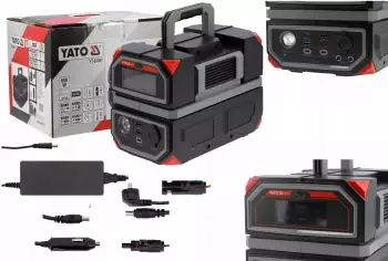 Yato Powerstation, Stromspeicher, Energiespeicher 600W, 504Wh, 230V USB-C