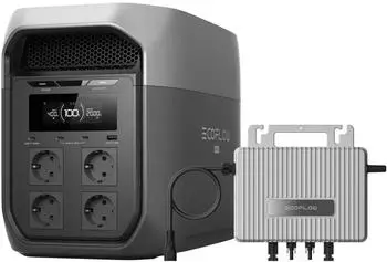 EcoFlow Delta 3 Max tragbare Powerstation 3600Wh, 0% VAT WLAN Stream Mikrowechselrichter 800W