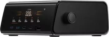 EcoFlow EF RAPID Pro Ladeger&auml;t 320W Max., 5 Anschl&uuml;sse, GaN Ladestation f&uuml;r 6 Ger&auml;te, Pogo-Pin f&uuml;r RAPID Pro Powerbank