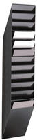 Durable FLEXXIBOXX 12 A4 1709763060 Prospekthalter Schwarz DIN A4 hoch Anzahl der