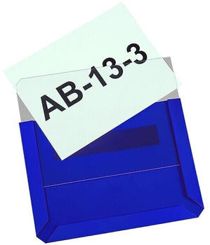 EICHNER Magnetische Inforahmen DIN A6 quer blau 15.4x11.4x0.3cm 10er Pack (9218-02953-08)