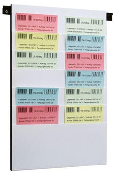 EICHNER Beleg-Planungtafel für DIN A3/A4 50x79,5cm 6 Fächer (9219-02211)