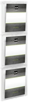 Helit Wand-Prospekthalter H68107 inkl. Schere transparent 28x95.6x3.5cm