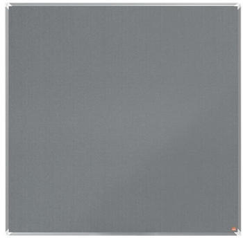 nobo Filz-Pinnwand Premium Plus 120x120cm grau (1915197)