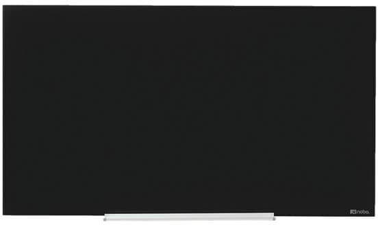 nobo Glas-Whiteboard Widescreen 85 Zoll 188,3x105,9cm schwarz (1905182)