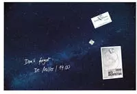 Sigel GL283, Sigel Glas-Magnettafel Artverum Galaxy (B x H) 60 cm x 40 cm Blau GL283
