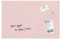 Sigel GL514, Sigel Glas-Magnetboard Artverum (B x H) 600mm x 400mm Rose GL514