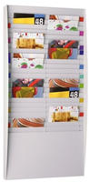 Wand-sortiertafel V 50f A4v2x25.02 Din A4 Grau - Paperflow