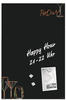 Sigel Glas-Magnettafel GL396, Artverum, 60 x 40 cm, matt schwarz, Design Drinks
