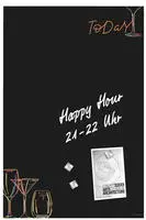 Glas-Magnettafel Artverum 40x60cm Drinks matt