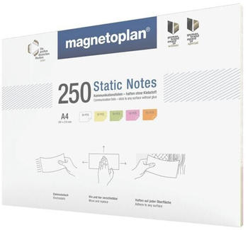 magnetoplan Moderationskarten Static Notes DIN A4 (11250410)