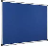 Filztafel Maya Aluminiumrahmen 120x90cm blau