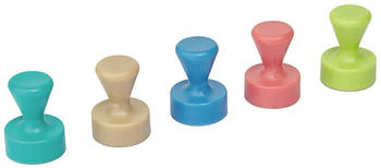 MAUL 10 Kegelmagnete Ø 1,2x1,6cm (6168499)
