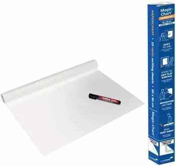 Legamaster Flipchart-Folie Magic-Chart Paperchart blanko 1 Rolle = 25 Blatt (7-159400)