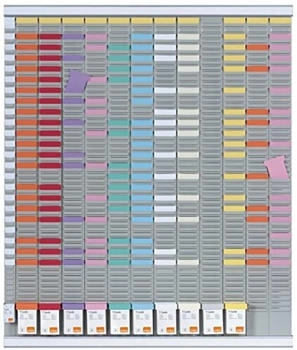 nobo Year Wall Planner for T-cards Index 2