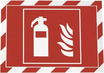 DURABLE DURAFRAME Security A4 2-Stk. rot/wei&szlig; (4944132)