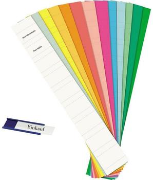 Ultradex Einsteckkarten für 20mm magnetische Schienen 60x17mm 170 Stück weiß