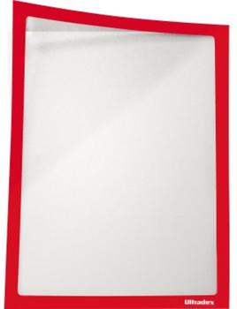 Ultradex Infotasche magnetisch f&uuml;r DIN A4 312x225mm 5 St&uuml;ck rot