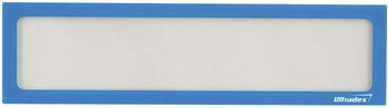 Ultradex Infotasche magnetisch für Überschriften A4quer/A3hoch 5 Stück blau