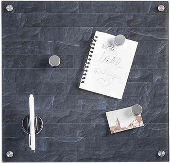 Zeller Memobord Stonewall 11644 40x40cm anthrazit