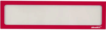 Ultradex Infotasche magnetisch für Überschriften A4quer/A3hoch 5 Stück rot