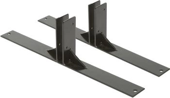 Securit Metallfüße für Multiboard Kreidetafel, 2 Stück, Schwarz (SBM-FEET)