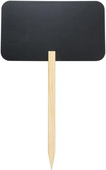 Securit Einsteckschild Silhouette Rechteck schwarz (FBS-RECTANGLE)