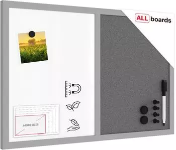 ALLboards Kombitafel 40x60cm (TMK64GREY)