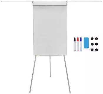 Relaxdays Besprechungstafel 100x70cm 2 Arme (10052050_49)