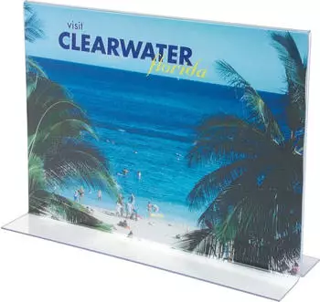 deflect-o Classic Image Tischaufsteller A4 quer, gerade (47701)