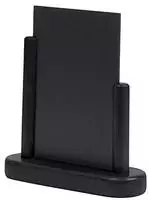 Securit Tischaufsteller ELEGANT, klein, schwarz