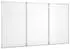 vidaXL Klappbares Magnet-Whiteboard 3-teilig 180x100x1,7cm Aluminiumrahmen (4005363)