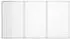 vidaXL Klappbares Magnet-Whiteboard 3-teilig 180x100x1,7cm Aluminiumrahmen (4005363)