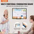 VEVOR Whiteboard & Korktafel Kombination 2-in-1 magnetisch 24