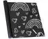 Relaxdays Tafelfolie selbstklebend Schwarz, 10er-Set