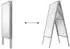 ALLboards Kundenstopper A1 doppelseitig, abschließbar, Aluminiumrahmen silber (OWZ_P_02)