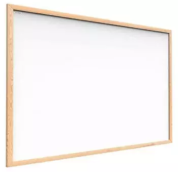 ALLboards Whiteboard mit Naturholzrahmen 80x50cm (TM85D)