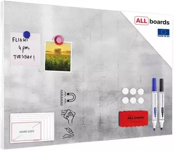 ALLboards MetalBoard 40x60cm Zement