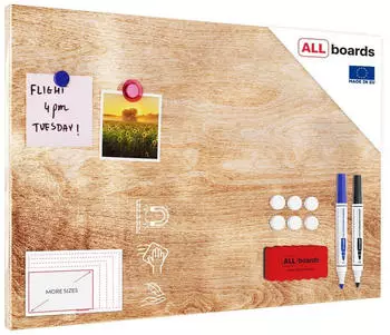 ALLboards MetalBoard 40x60cm Massivholz