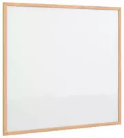 vidaXL Magnetisches Whiteboard mit Rahmen aus massivem Kiefernholz 60 x 55 cm
