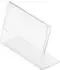 deflect-o Classic Image Tischaufsteller A3 quer, L-Form, transparent (47611)