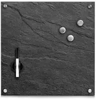 Zeller Present Magnettafel "Schiefer" Glas