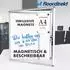 Floordirekt Schaukasten Premium magnetisch beschreibbar Acrylglas Alurahmen 1x A4 (fd-5902)