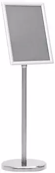 vidaXL A4-Plakatst&auml;nder Silber Aluminiumlegierung (51209)