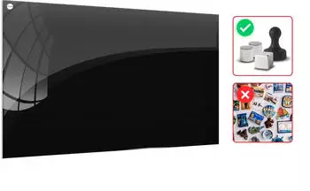 ALLboards Glasboard 200x120cm (TS200x120BK)