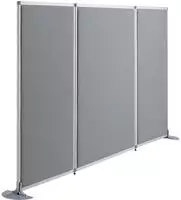 Stellwand stoffbespannt 1210mm grau